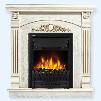 Barocco Classic шпон белый дуб с золотой патиной (1294117) Firelight Портал